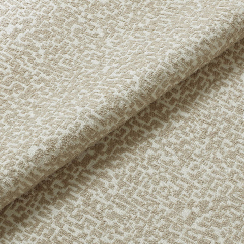 Pouf LUCKY tissu texturé à motif