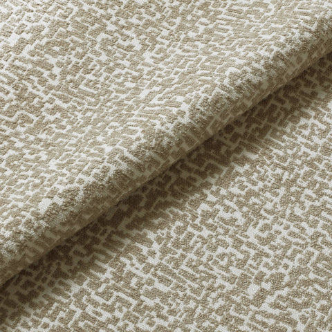 Pouf LUCKY tissu texturé à motif