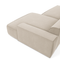 Canapé angle droit 260cm MIA Tissu Tramé