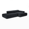 Canapé angle droit 260cm MIA Tissu Tramé