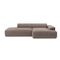Canapé angle droit 260cm MIA Tissu Tramé