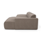 Canapé angle droit 260cm MIA Tissu Tramé