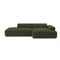Canapé angle droit 260cm MIA Tissu Tramé