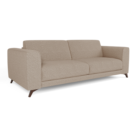 Canapé convertible express matelas 140cm MILANO Tissu bouclette