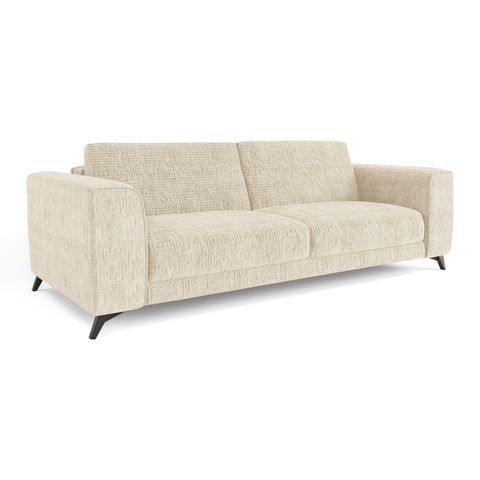 Canapé convertible express matelas 140cm MILANO Velours à motifs
