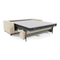 Canapé convertible express matelas 140cm MILANO Velours à motifs