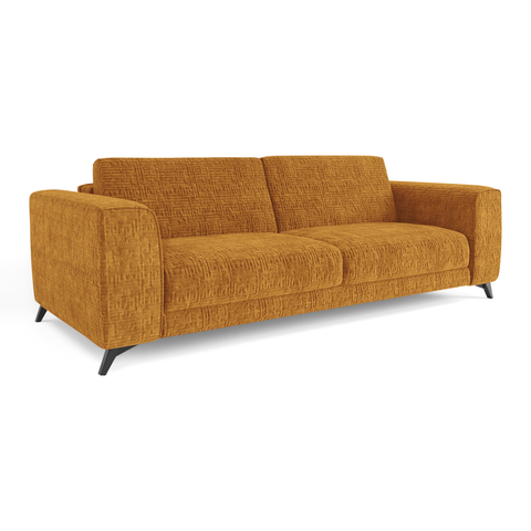 Canapé convertible express matelas 140cm MILANO Velours à motifs
