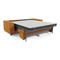 Canapé convertible express matelas 140cm MILANO Velours à motifs