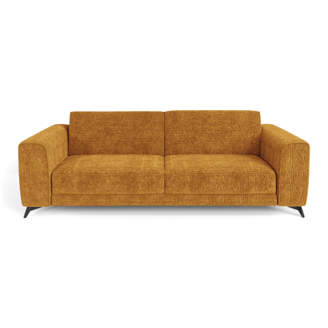 Canapé convertible express matelas 140cm MILANO Velours à motifs