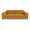 Canapé convertible express matelas 140cm MILANO Velours à motifs