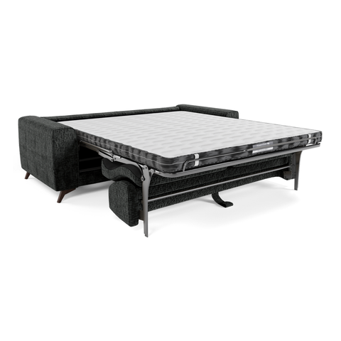 Canapé convertible express matelas 140cm MILANO Velours à motifs