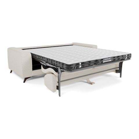 Canapé convertible express matelas 160cm MILANO Tissu bouclette