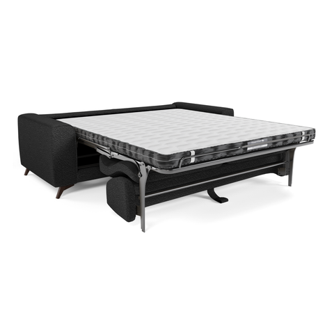 Canapé convertible express matelas 160cm MILANO Tissu bouclette