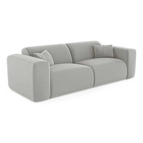Canapé convertible express matelas Dunlopillo 140cm MYRA Tissu tramé