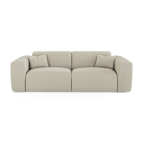 Canapé convertible express matelas Dunlopillo 160cm MYRA Tissu tramé