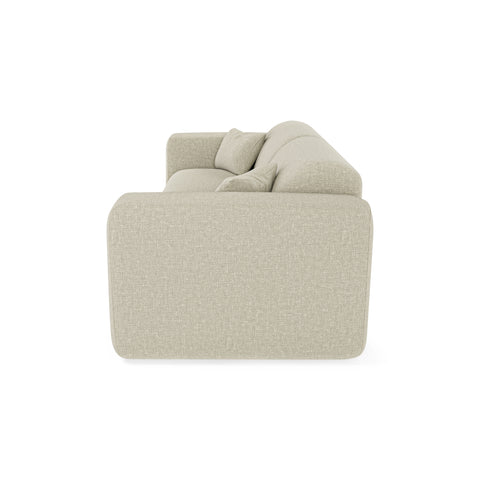 Canapé convertible express matelas Dunlopillo 160cm MYRA Tissu tramé