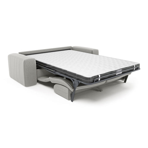 Canapé convertible express matelas Dunlopillo 160cm MYRA Tissu tramé