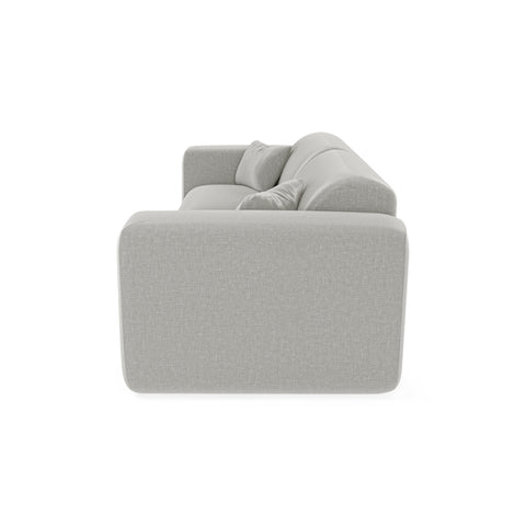 Canapé convertible express matelas Dunlopillo 160cm MYRA Tissu tramé