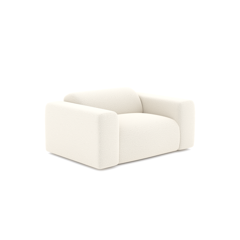 Fauteuil MYRA Tissu bouclette