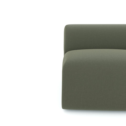 Fauteuil sans accoudoirs MYRA Tissu tramé