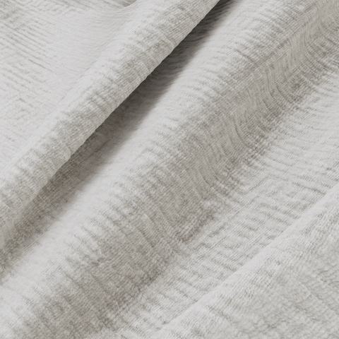 Canapé grand angle gauche avec dossier sur la méridienne MYRA Velours à motifs