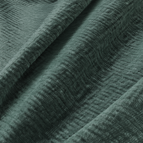 Canapé d'angle droit MYRA Velours à motifs