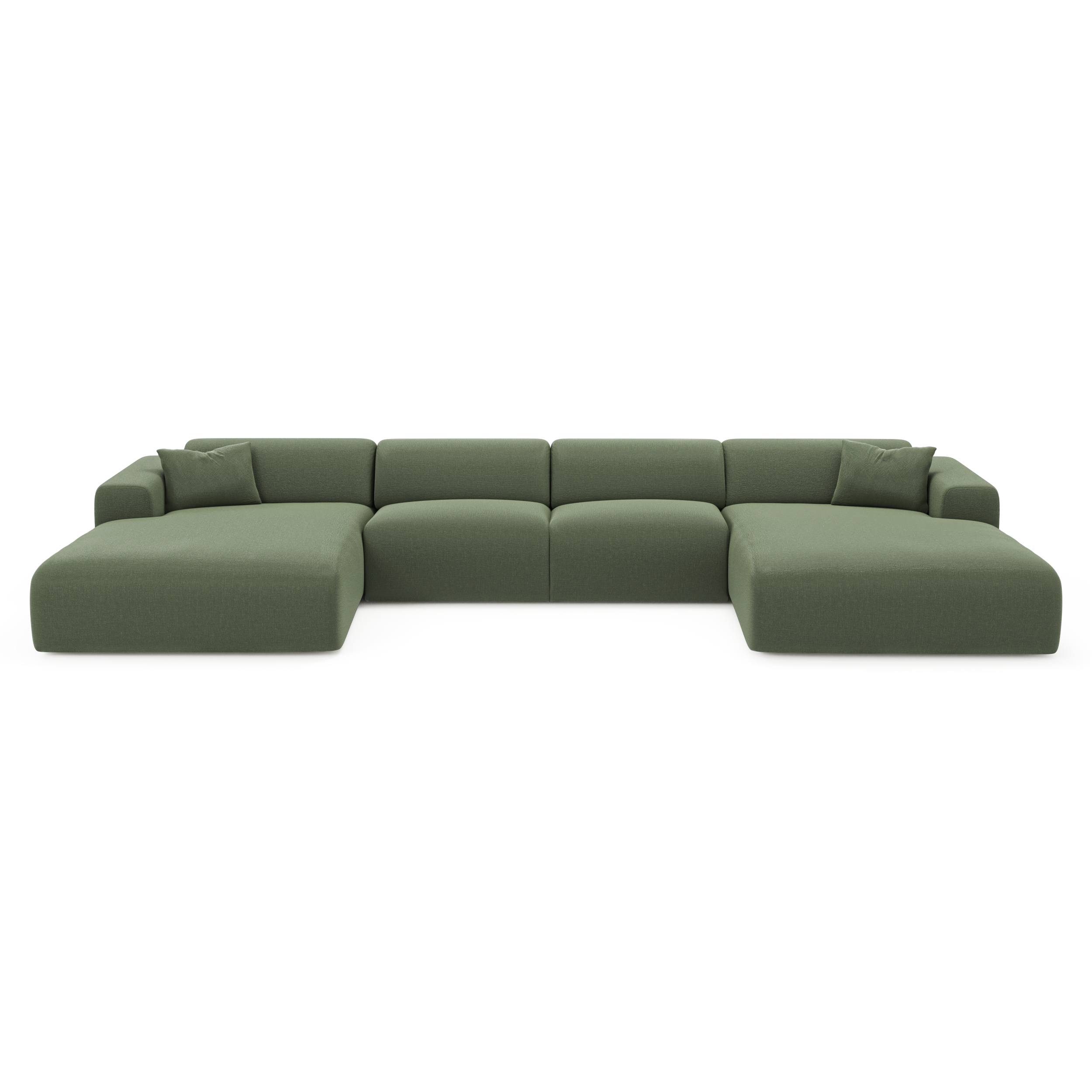 Canapé symétrique MYRA Tissu tramé– Sia Home