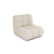 Fauteuil pivotant NELLY tissu bouclette