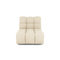 Fauteuil pivotant NELLY velours côtelé