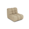 Fauteuil pivotant NELLY velours côtelé
