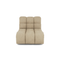 Fauteuil pivotant NELLY velours côtelé