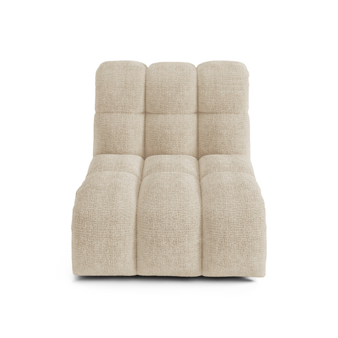 Fauteuil pivotant NELLY velours chenillé