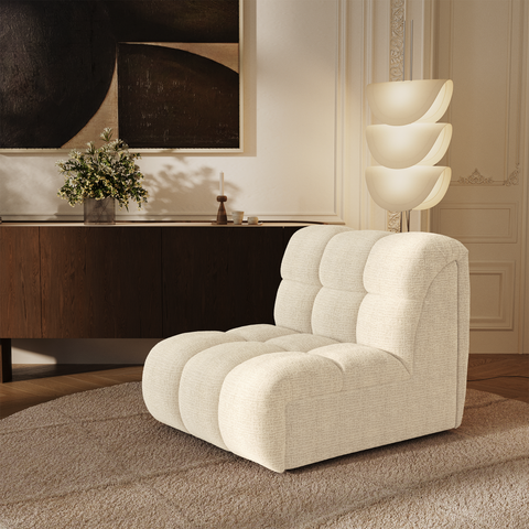 Fauteuil pivotant NELLY velours chenillé