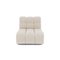 Fauteuil pivotant NELLY velours chenillé