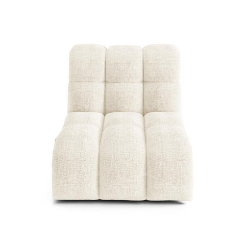 Fauteuil pivotant NELLY velours chenillé