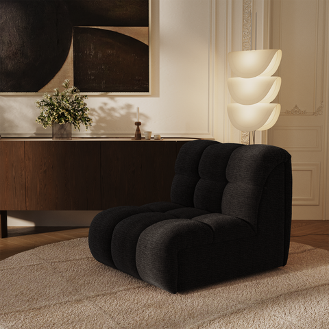 Fauteuil pivotant NELLY velours chenillé