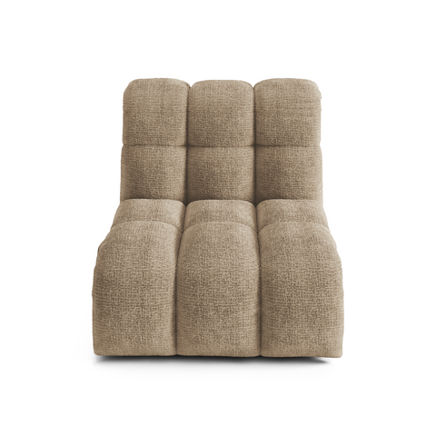 Fauteuil pivotant NELLY velours chenillé