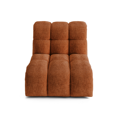 Fauteuil pivotant NELLY velours chenillé
