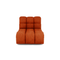 Fauteuil pivotant NELLY velours côtelé