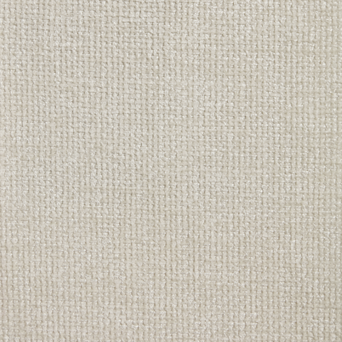 Canapé d'angle droit modulable 5-6 places NOOMA velours chenillé crème