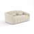 Canapé convertible express NORA Bouclette - Matelas Dunlopillo 160cm