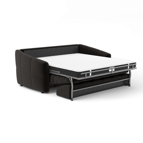 Canapé convertible express NORA Bouclette - Matelas Dunlopillo 160cm
