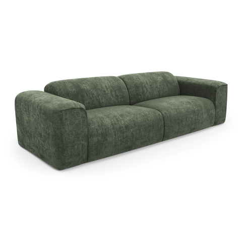 Canapé convertible express matelas Dunlopillo 140cm NOVA Velours tramé