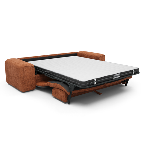 Canapé convertible express matelas Dunlopillo 160cm NOVA Velours tramé