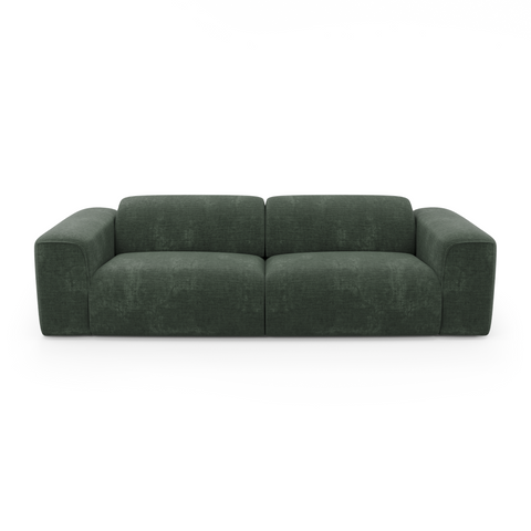 Canapé convertible express matelas Dunlopillo 160cm NOVA Velours à motifs