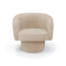 Fauteuil pivotant ORSON Tissu bouclette