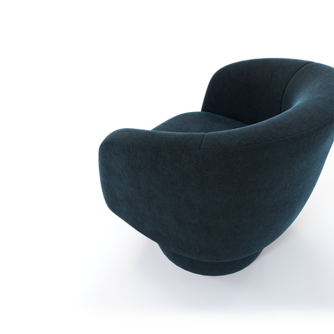 Fauteuil pivotant ORSON Velours