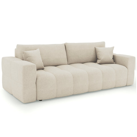 Canapé convertible express matelas 140cm RAFAEL Tissu tramé
