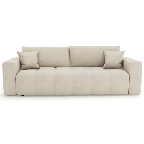 Canapé convertible express matelas 140cm RAFAEL Tissu tramé