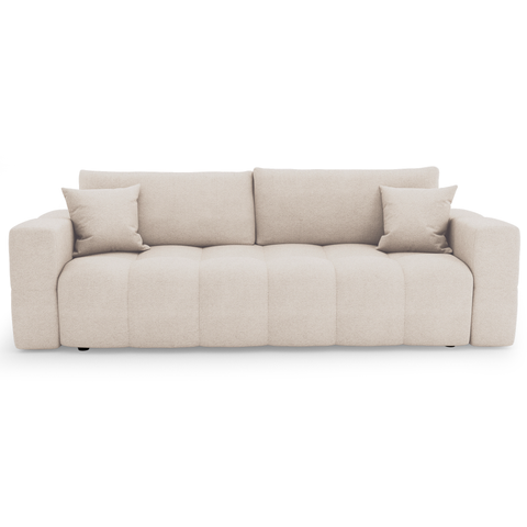 Canapé convertible express matelas 140cm RAFAEL Tissu tramé